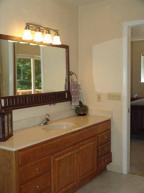 Master bath with views to the sea